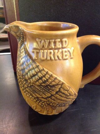 Wild Turkey Pub Jug Water Pitcher