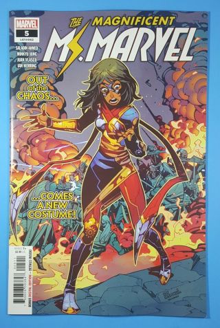 The Magnificent Ms.  Marvel 5 Costume Marvel Comics 2019 Kamala Khan