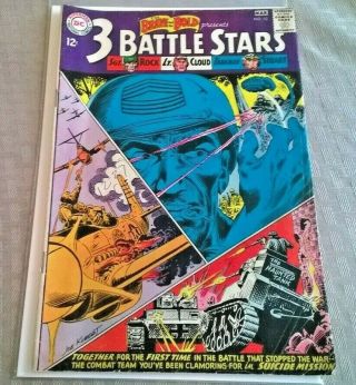 Brave & Bold 52 (4.  5) Joe Kubert C/a 3 Battle Stars Dc Comics 1964 Silver Age