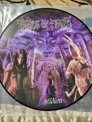 Cradle Of Filth Midian Pic Disc Vinyl