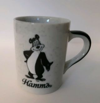 Hamms Beer Bear Coffee Mug Vintage With The Bear On It No Damage Rare