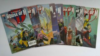 House Of M (2005) Issues 1 - 8 First Print Complete Run Marvel Vf/nm