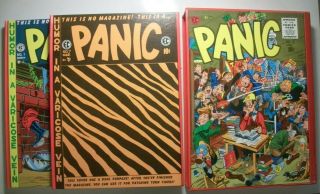 Panic Hardcover Volumes 1 & 2 In Slipcase.  1984.  William Gaines,  Basil Wolverton