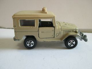 Vintage Tomica Tomy 1/64 Toyota Land Cruiser No 2 Made In Japan Very Rare