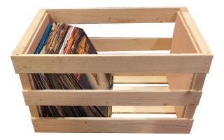 45 RPM Wooden Vinyl Record Storage Crate - Album,  LP,  Record Storage and Display 3