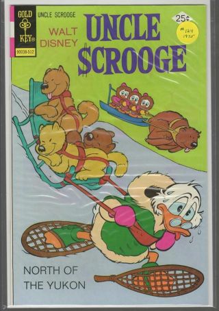 Gold Key Disney Uncle Scrooge 124 North Of The Yukon (1975)