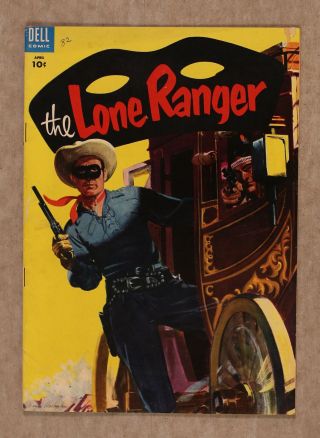 Lone Ranger (dell) 82 1955 Vg 4.  0