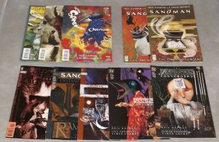 Sandman 38 40 47 50 59,  Dream Hunters Overture 10 Issues Neil Gaiman Netflix