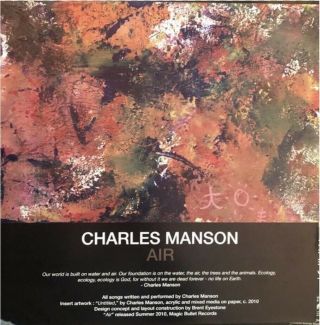 Charles Manson - Rare AIR Gold Vinyl Limited Edition With Signed 3