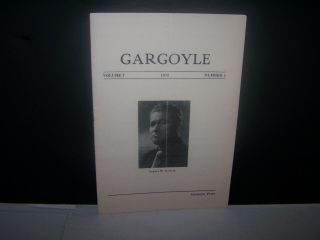 Gargoyle 1950 R E Howard Lovecraft Mens Sci - Fi Science Fiction Fanzine Pulp