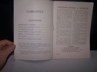 GARGOYLE 1950 R E HOWARD LOVECRAFT MENS SCI - FI SCIENCE FICTION FANZINE PULP 2