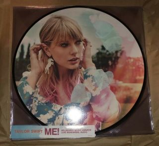 Taylor Swift Me Billboard Live Rehearsal Audio 12” Vinyl Picture Disc Rare Lover