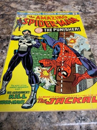 The Spider - Man 129 (Feb 1974,  Marvel) First Appearance Of The Punisher 4