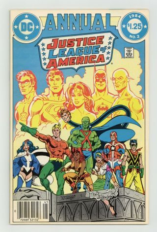 Justice League Of America (1st Series) Annual 2 1984 Vf,  8.  5