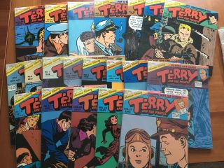 Terry & The Pirates Nbm Reprints - 20 Books Total - Classic Milton Caniff Art