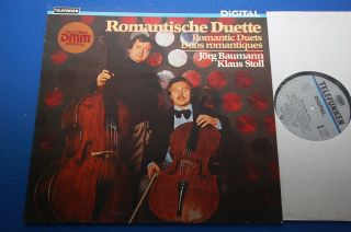 Baumann Stoll Romantic Duets Cello Double Bass Telefunken Dmm Digital Stereo Nm