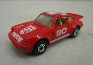Vintage Matchbox Superfast No 3 Porsche Turbo - Red 90