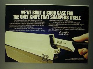 1983 Wilkinson Sword Self - Sharpening Knife Ad - We 