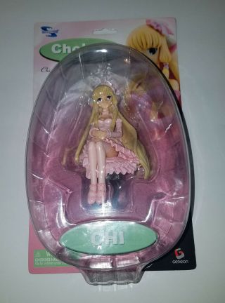 Chobits Chi In Pink Party Dress Toy Figure - Toynami -,