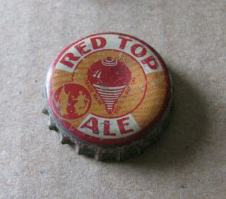 Red Top Ale Cork Beer Cap North Carolina Tax Cincinnati Ohio Vintage Crown Cap