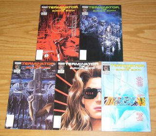 Terminator: The Burning Earth 1 - 5 Vf/nm Complete Series Alex Ross Now Set 2 3 4