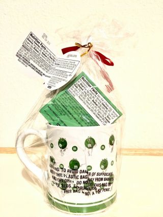 M&M’s Ceramic Mug Gift Set With Milk Chocolates Candies 1.  83 oz 5