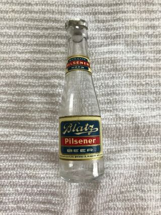 Blatz Pilsner Beer Mini Bottle Salt/pepper Shaker