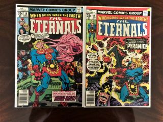 Marvel Comics THE ETERNALS Full Run 1 - 19 Books 1976 WOW 11