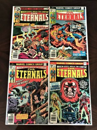 Marvel Comics THE ETERNALS Full Run 1 - 19 Books 1976 WOW 3