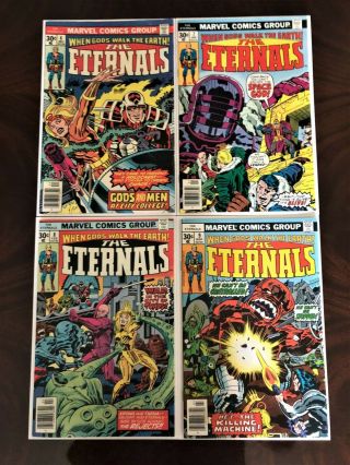 Marvel Comics THE ETERNALS Full Run 1 - 19 Books 1976 WOW 5