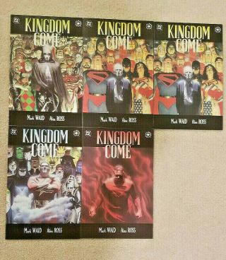 Kingdom Come 1 - 4 Full Run Set 1st Prints,  Additional 2 - 5 Total - Elseworld/dc