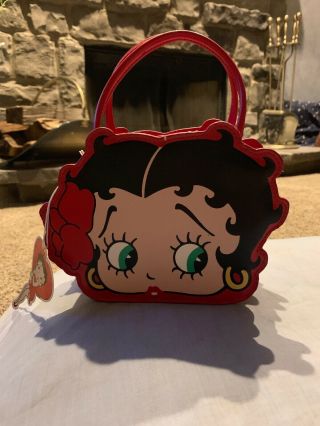 Betty Boop Patent Leather Face Purse