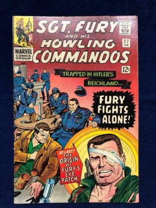 Sgt Fury And His Howling Commandos 27 Origin Of Nick Fury 