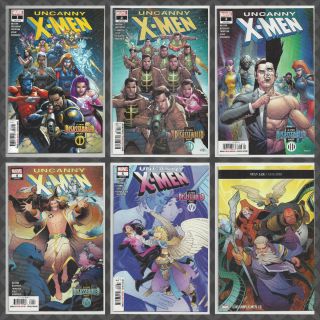 Uncanny X - Men 1 2 3 4 5 & 6 (1st Print) Storm Jean Grey Bishop X - 23 2018 Nm - Nm