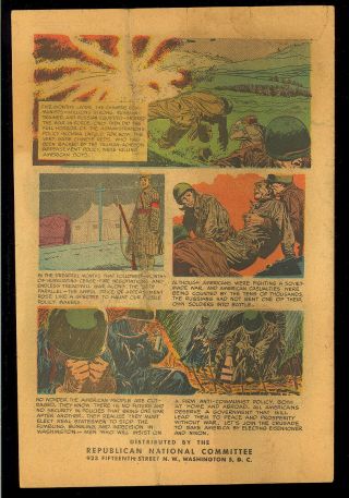 Yalta to Korea nn Anti - Communist Political Giveaway Comic 1952 GD, 2