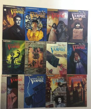 Anne Rice Interview With The Vampire Comics 1 2 3 4 5 6 7 8 9 10 11 12 Full Set