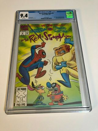 Ren And Stimpy Show 6 Cgc 9.  4 (1st Dan Slott Spiderman Story) White Pages