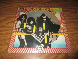 Kiss Hotter Than Hell [lp] (vinyl,  1974 Casablanca) Pressing