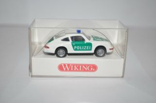 Wiking 104 05 Porsche Carrera " Polizei " For Marklin - W/box