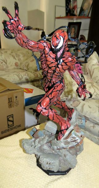 Spiderman Carnage Sideshow Collectibles Limited Edition Mib