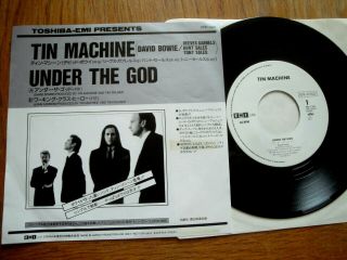 Tin Machine - David Bowie - Under The God - Promo Only Japan 7 " 45 Single Prp - 1385