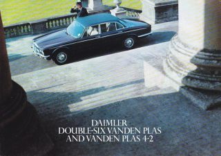 Brochure 1978 Daimler Double - Six Vanden Plas & Vanden Plas 4.  2