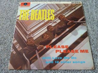 The Beatles - Please Please Me - Rare Uk Mono Early Lp - 1n/1n - Vg