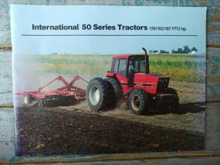Vintage International Harvester 50 Series Tractors 136,  162 Pto Book