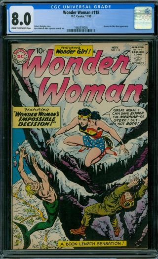 Wonder Woman 118 Cgc 8.  0