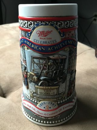 Miller High Life Celebrates Great American Achievements Stein 2,  The Model T