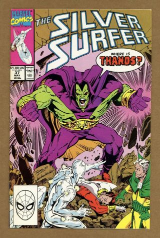 Silver Surfer (2nd Series) 37 1990 Fn 6.  0
