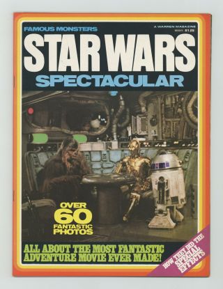 Famous Monsters Of Filmland Star Wars Spectacular 1 1977 Vf 8.  0