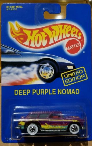 Rare - Deep Purple Nomad - Blue Card - Hot Wheels - - Vhtf - Limited Edition.