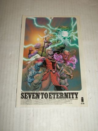 Image SEVEN TO ETERNITY 3 A,  B Cover Set 1st Print NM 2